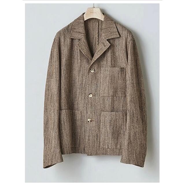 AURALEE オーラリーWOOL SILK MIX TWEED BLOUSONジャケット/アウター