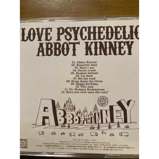 ABBOT KINNEY ステッカー付き エンタメ/ホビーのCD(ポップス/ロック(邦楽))の商品写真