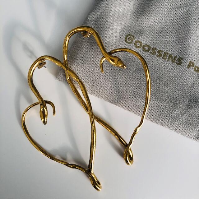 GOOSSENS Paris Heart snake pierce ピアス