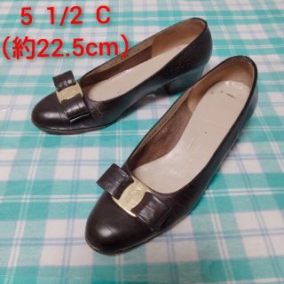 Ferragamo フェラガモミュール⭐︎5(22.5cm)スェード⭐︎ワインレッド