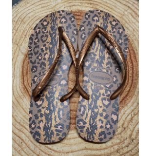 ハワイアナス(havaianas)の新品 ハワイアナス アニマル柄 ビーチサンダル(ビーチサンダル)