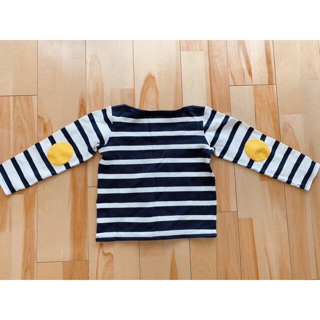 PETIT BATEAU(プチバトー)のミミ様専用　プチバトー✩ボーダートップス キッズ/ベビー/マタニティのキッズ服男の子用(90cm~)(Tシャツ/カットソー)の商品写真