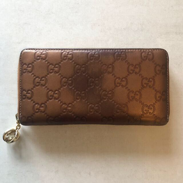 グッチ 長財布 ブロンズ
