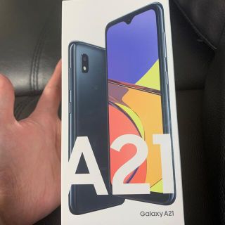 ギャラクシー(Galaxy)のUQモバイル Galaxy A21 SCV49 ブラック(スマートフォン本体)