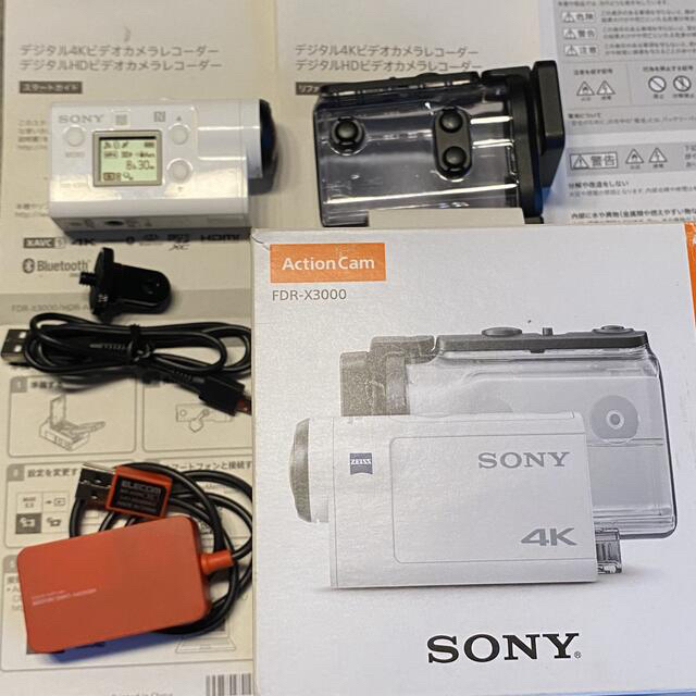 ★ 4K　ソニー　FDR-X3000 アクションカメラ　付属品あり★
