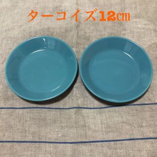 イッタラ(iittala)の【廃盤】イッタラ　ティーマ　ターコイズ　12㎝プレート　2枚(食器)