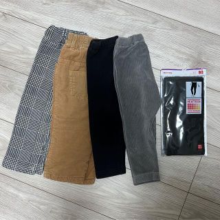 ユニクロ(UNIQLO)の男女兼用　パンツ80 5本セット(その他)