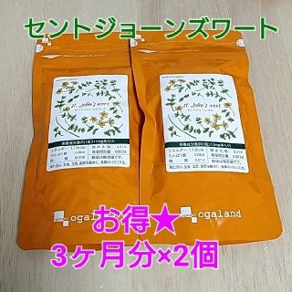 お得3ヶ月分×2個☆ セントジョーンズワート リラックス GABA(ダイエット食品)