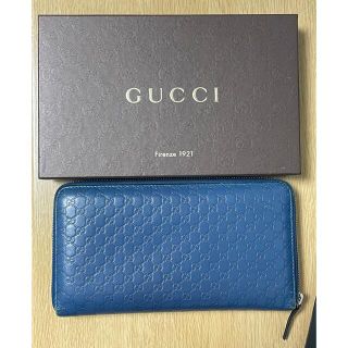 グッチ(Gucci)の※yuriさん専用【GUCCI】長財布（青）(長財布)