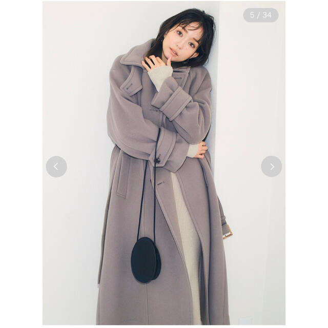 ♡FRAY I.D♡スタンドカラーダブルコート 【保障できる】 52.0%OFF