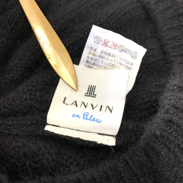 LANVIN en Bleu(ランバンオンブルー)の☆LANBAN ランバン  オンブルー　カシミア100%ニットベレー帽☆☆ レディースの帽子(ハンチング/ベレー帽)の商品写真