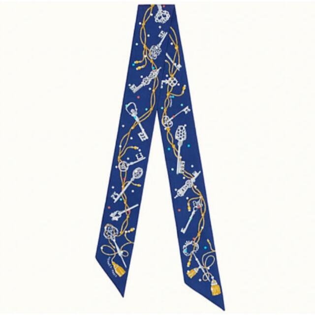 タグ付新品未使用☆HERMES レクレアポア柄ツイリースカーフ☆鍵 タグ付新品未使用☆HERMES レクレアポア柄ツイリースカーフ☆鍵
