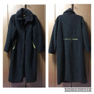 シェルターオリジナル(Shel'tter ORIGINAL)の半額以下【美品】LAGUA GEM BOA LONG COAT ロングコート(ロングコート)