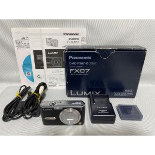 パナソニック(Panasonic)の【値下げ】Panasonic LUMIX FX07 3.6倍　純正ケース付(コンパクトデジタルカメラ)