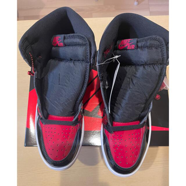 NIKE AIR JORDAN1 HIGH OG ''PATENT BRED''