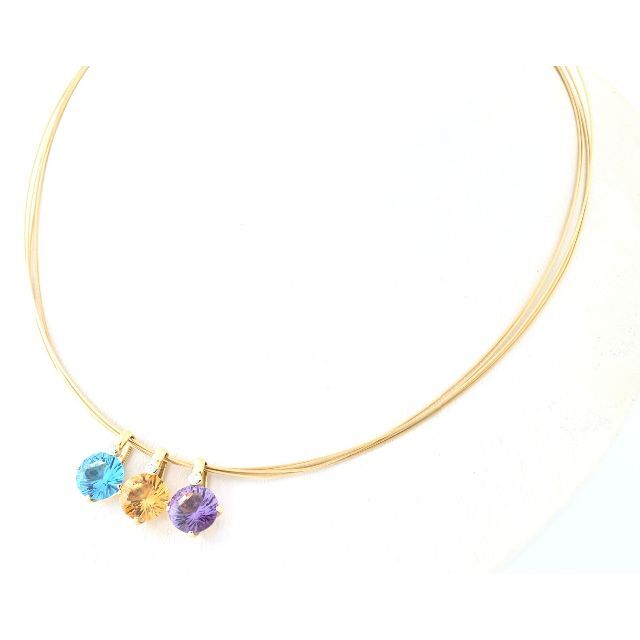 TASAKI - 田崎 マルチストーン ネックレス 【中古】 商品番号 01