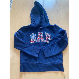 ギャップキッズ(GAP Kids)の【GAP kids】ブルーパーカー（120サイズ）(Tシャツ/カットソー)