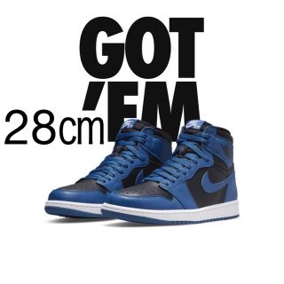 ナイキ(NIKE)の28㎝ Air Jordan 1 High Dark Marina Blue(スニーカー)