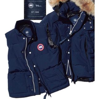 カナダグース(CANADA GOOSE)の☆希少☆ カナダグース　ダウンベスト 別注 ロンハーマン　S 極上美品(ダウンベスト)