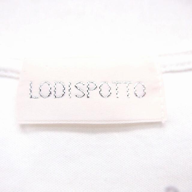 LODISPOTTO(ロディスポット)のロディスポット カットソー Tシャツ 長袖 シースルー M 白 /KT37 レディースのトップス(カットソー(長袖/七分))の商品写真