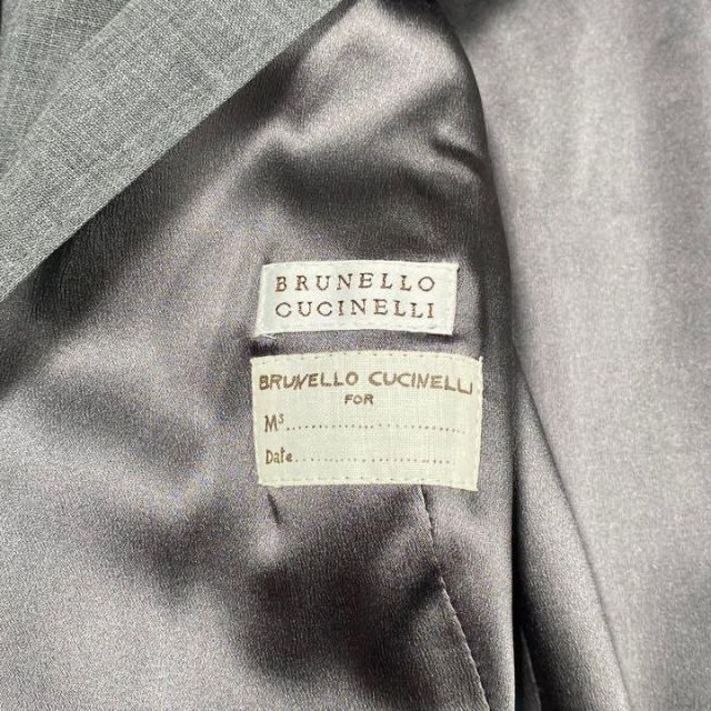 BRUNELLO CUCINELLI(ブルネロクチネリ)の【美品】BRUNELLO CUCINELLI★レイヤードノーカラージャケット レディースのジャケット/アウター(ノーカラージャケット)の商品写真