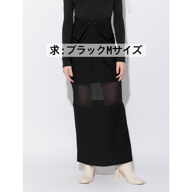 【破格値下げ】 Melt the コルセットスイッチドシアードレス ブラック lady - ひざ丈ワンピース