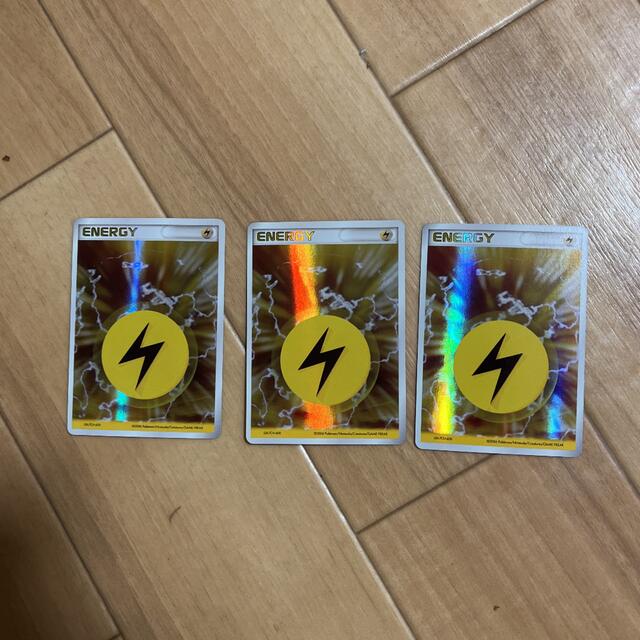 ポケモン ホロン　3枚セット 雷エネルギー ポケモンカードゲーム - カード 【2021 新作】