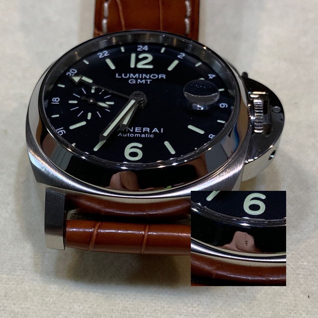 OFFICINE PANERAI(オフィチーネパネライ)のパネライ  ルミノールGMT PAM00244 40mm メンズの時計(腕時計(アナログ))の商品写真