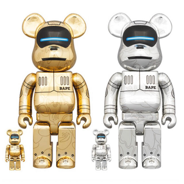 BE@RBRICK SORAYAMA BABY MILO 100％ & 400％