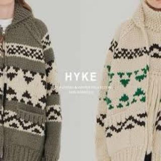 HYKE - HYKE新品⭐️ハイク21年AW完売!COWICHANニットカウチンウール
