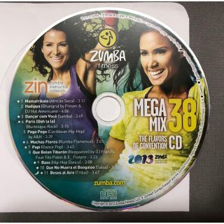 ズンバ(Zumba)のzumba megamix38 CD ズンバ　メガミックス(クラブ/ダンス)