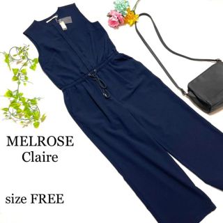 メルローズクレール(MELROSE claire)の【タグ付き未使用】☆ MELROSE Claire☆オールインワン フリーサイズ(オールインワン)