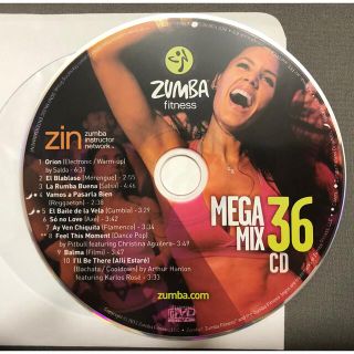 ズンバ(Zumba)のzumba megamix36 ズンバ　CD メガミックス(クラブ/ダンス)