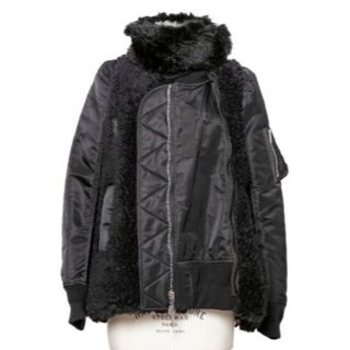 サカイ(sacai)のサイズ 3　SACAI 21AW  ボアジャケット 定価159500円 (ミリタリージャケット)