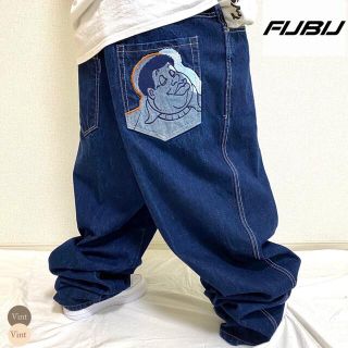 fubu  デニムパンツ　b系デニム