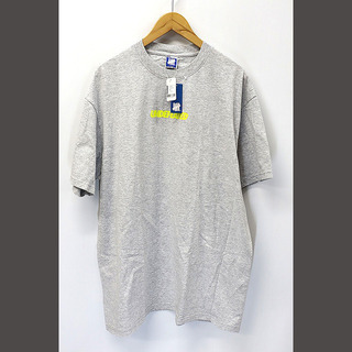 アンディフィーテッド(UNDEFEATED)の未使用品 アンディフィーテッド LOGO S/S TEE Tシャツ XL グレー(Tシャツ/カットソー(半袖/袖なし))