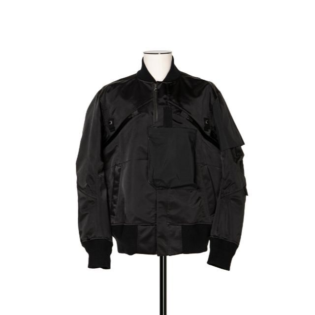 sacai - サイズ 2 ACRONYM x SACAI MA-1 黒の通販 by 値下げ不可 sacai - サイズ 2 ACRONYM x SACAI MA-1 黒の通販 by 値下げ不可