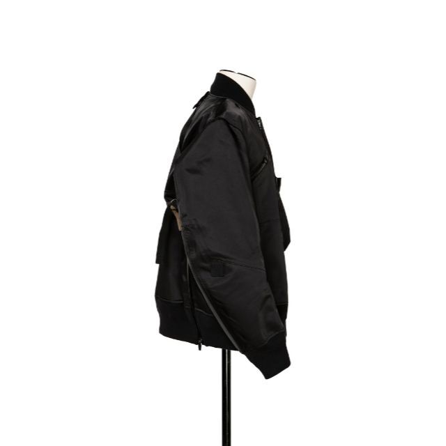 sacai - サイズ 2 ACRONYM x SACAI MA-1 黒の通販 by 値下げ不可 sacai - サイズ 2 ACRONYM x SACAI MA-1 黒の通販 by 値下げ不可