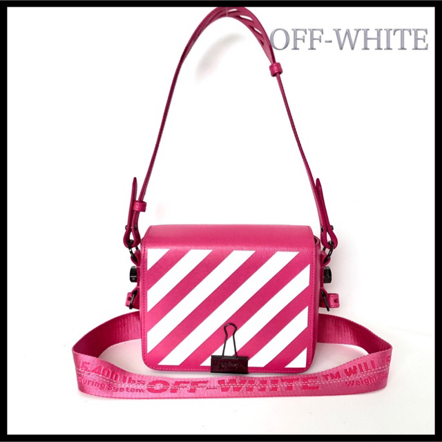 OFF-WHITE - 【極美品】OFF-WHITE オフホワイトショルダーバッグ 2way