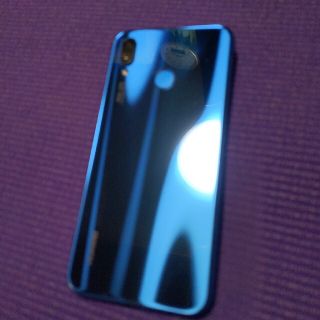 ファーウェイ(HUAWEI)のメッシ 様 専HUAWEI P20 lite simフリー 中古 クラインブルー(スマートフォン本体)