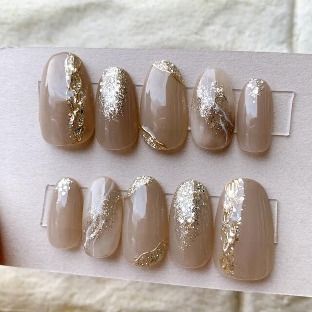 サイズオーダー可能 ニュアンスネイル3の通販 by Mana nail |ラクマ