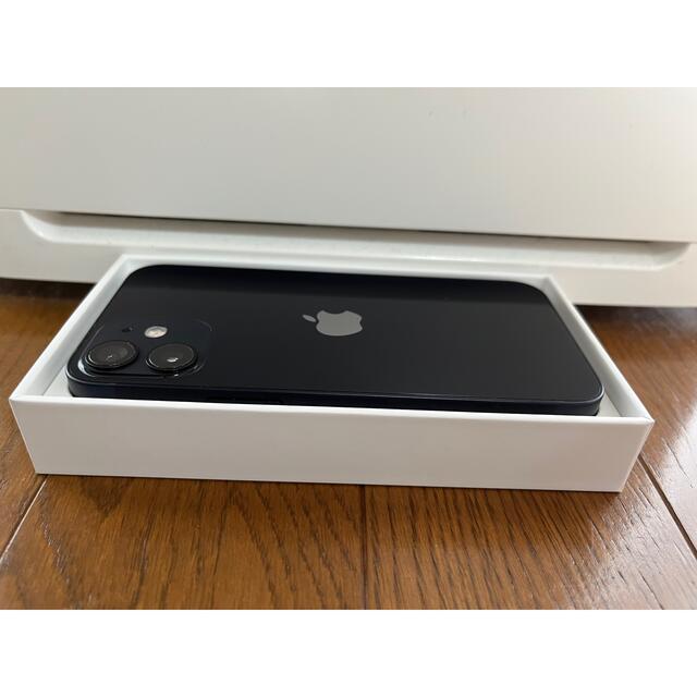 スマホ/家電/カメラiPhone12mini ブラック　　64GB SIM解除