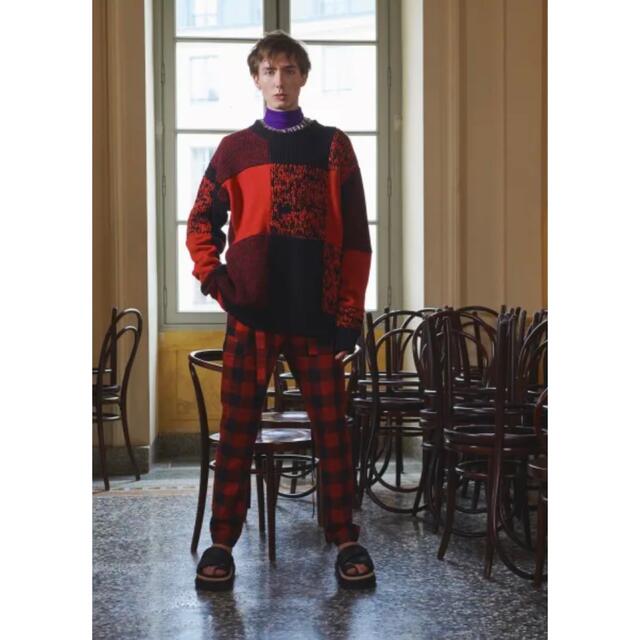 ットになり】 sacai - 22ss sacai Buffalo Check Knit Pulloverの通販