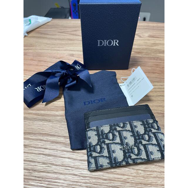 Dior(ディオール)の自身購入 確実正規品 dior ディオール カードホルダー メンズのファッション小物(名刺入れ/定期入れ)の商品写真