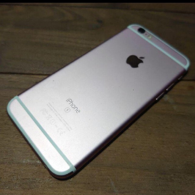 完動品SIMフリーiPhone6s本体64GBローズゴールドSB判定〇送料込
