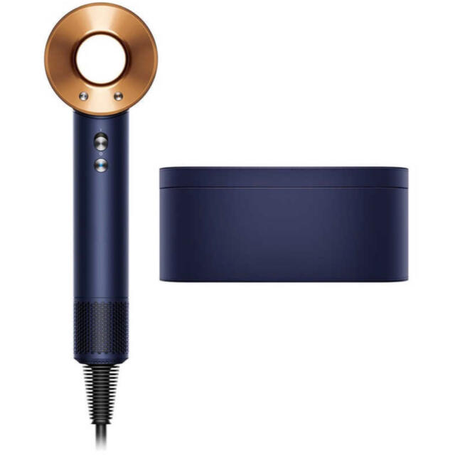 Dyson ドライヤー ダークブルー/コッパー 素晴らしい品質 スマホ/家電