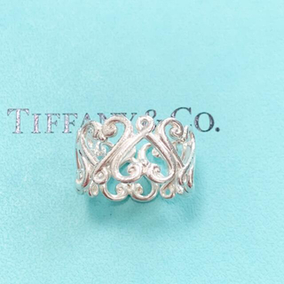 ティファニー(Tiffany & Co.)のにゃも様専用　ティファニー　ハートリング　4.5号くらい　袋付き♡(リング(指輪))