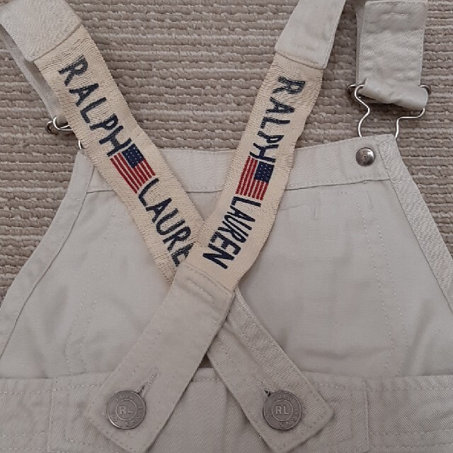 POLO RALPH LAUREN(ポロラルフローレン)のPOLO JEANS ポロジーンズ　オーバーオール90 　ポロラルフローレン キッズ/ベビー/マタニティのキッズ服男の子用(90cm~)(パンツ/スパッツ)の商品写真