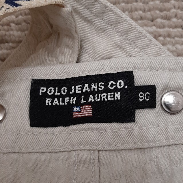 POLO RALPH LAUREN(ポロラルフローレン)のPOLO JEANS ポロジーンズ　オーバーオール90 　ポロラルフローレン キッズ/ベビー/マタニティのキッズ服男の子用(90cm~)(パンツ/スパッツ)の商品写真