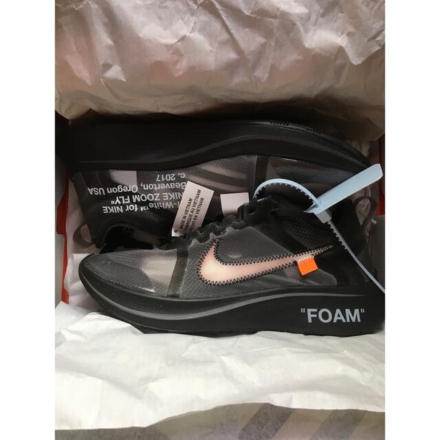 NIKE - 新品　新品  ナイオフホワイトズームフライ　ブラック　26.5